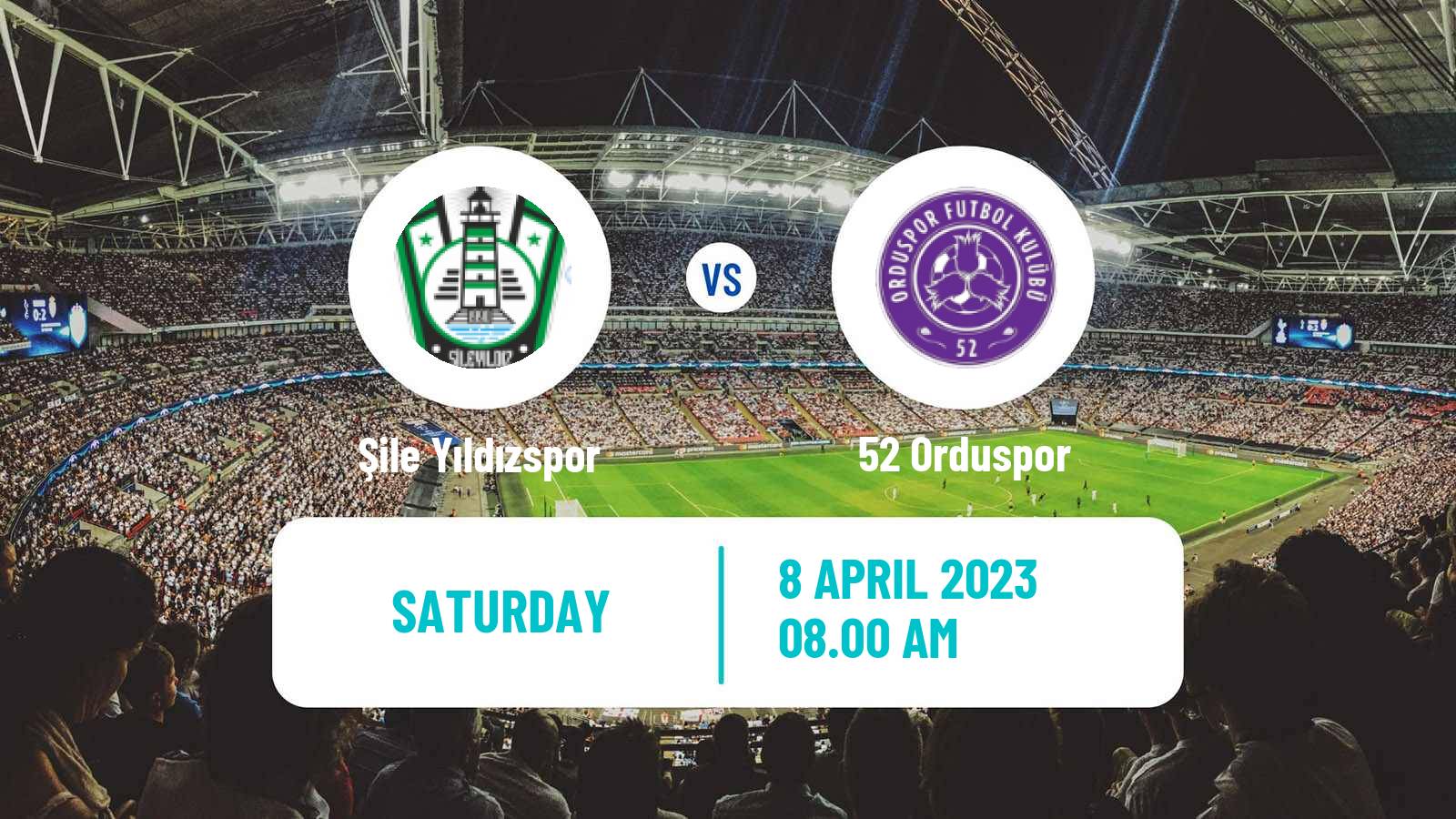 Soccer Turkish 3 Lig Group 1 Şile Yıldızspor - 52 Orduspor