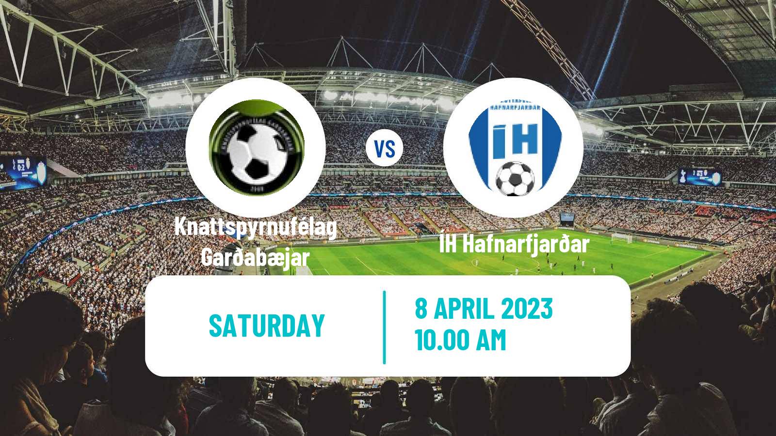 Soccer Icelandic Cup Knattspyrnufélag Garðabæjar - ÍH Hafnarfjarðar