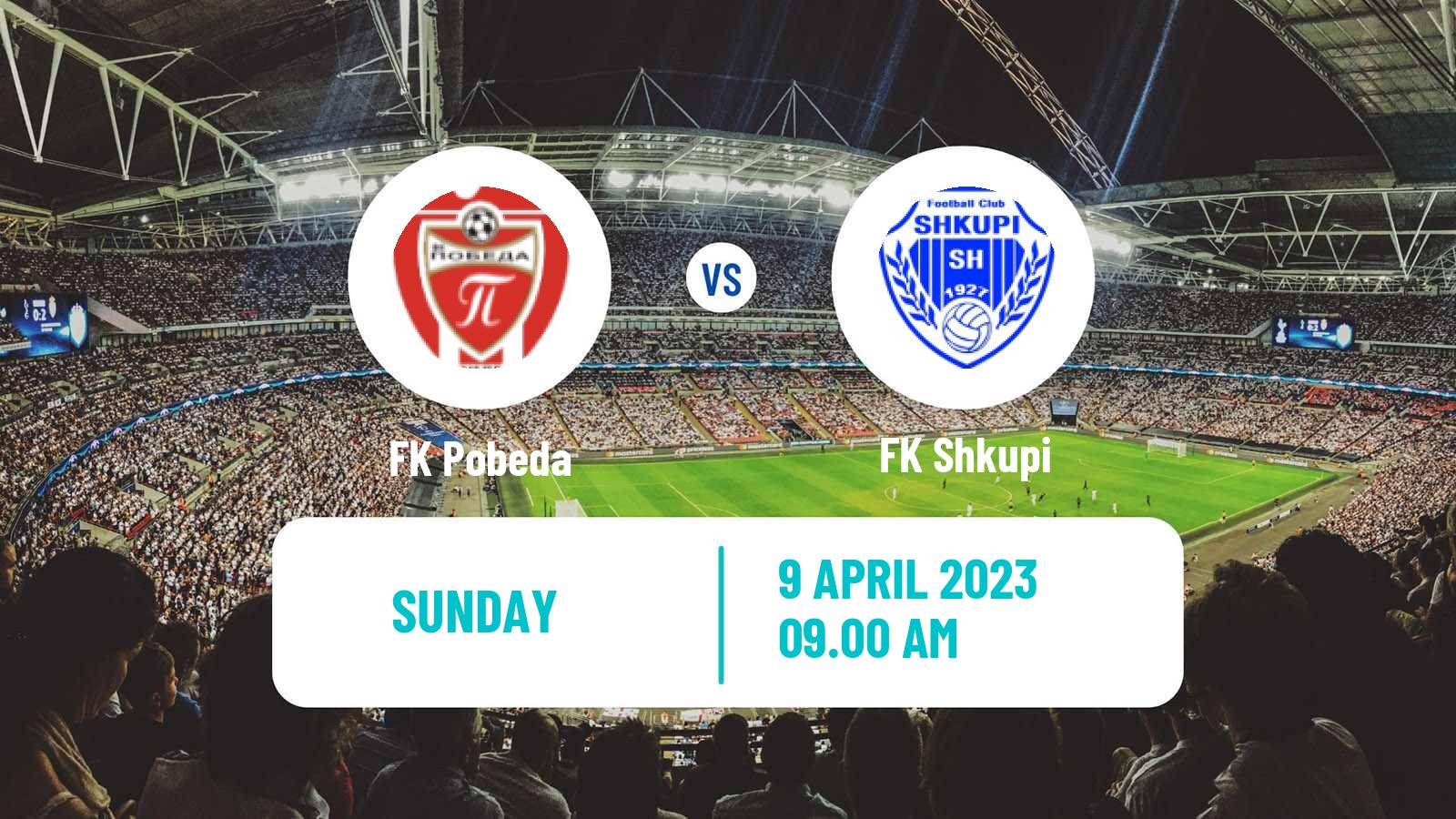 Soccer North Macedonian 1 MFL Pobeda - Shkupi