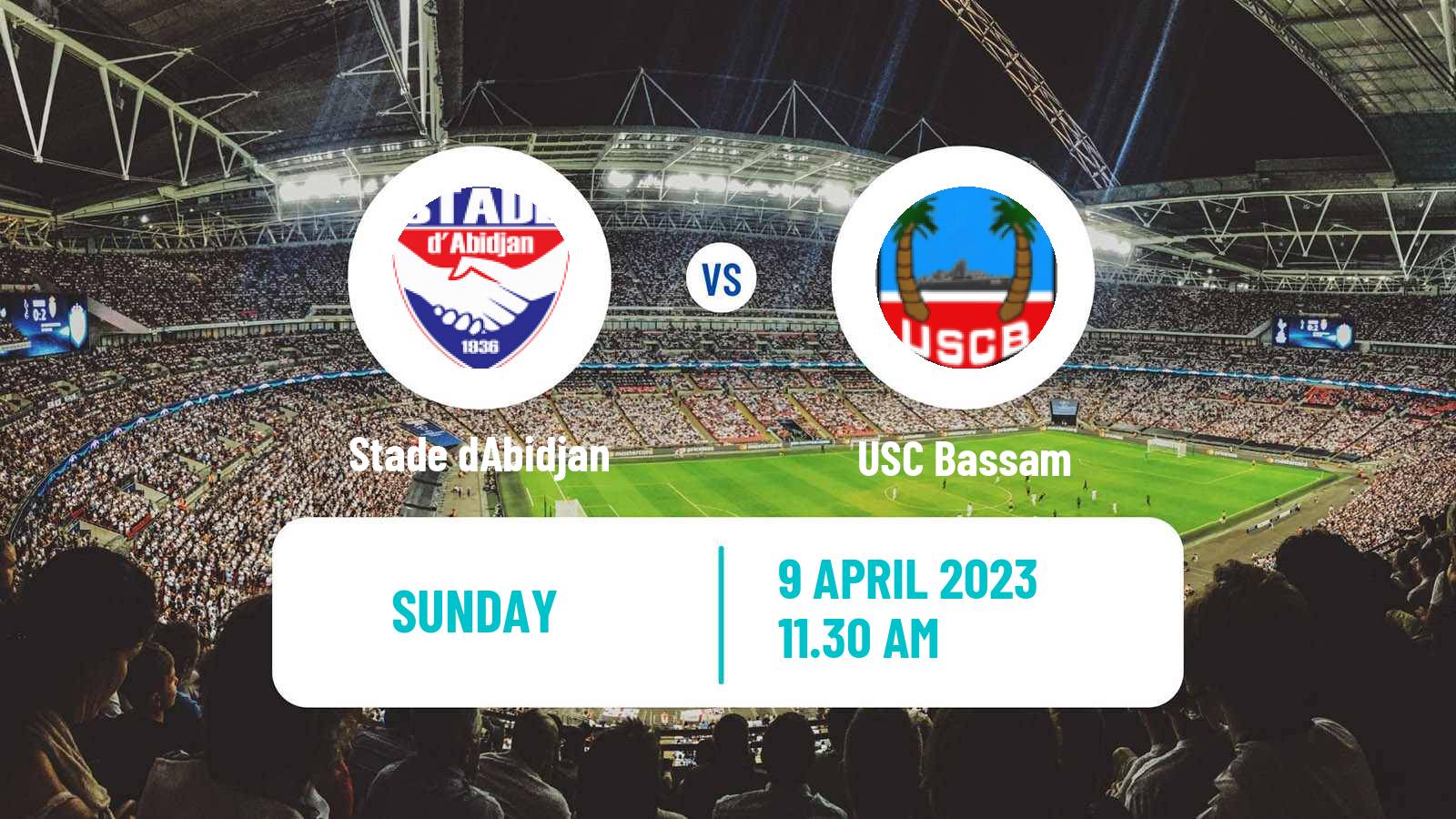 Soccer Cote d`Ivoire Ligue 1 Stade dAbidjan - Bassam