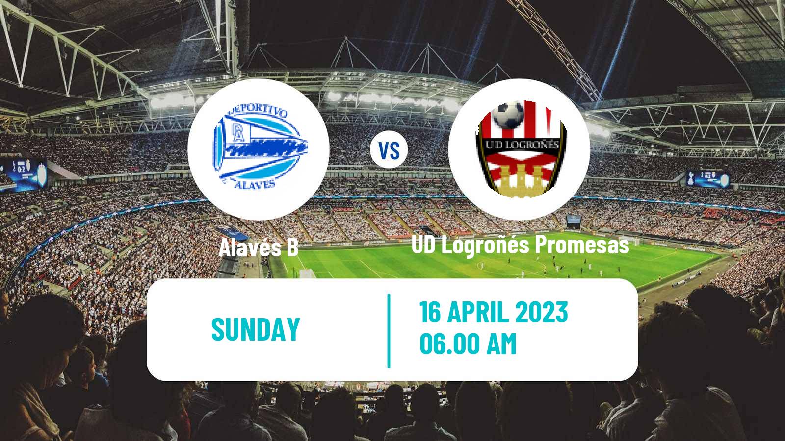 Soccer Spanish Segunda RFEF - Group 2 Alavés B - UD Logroñés Promesas