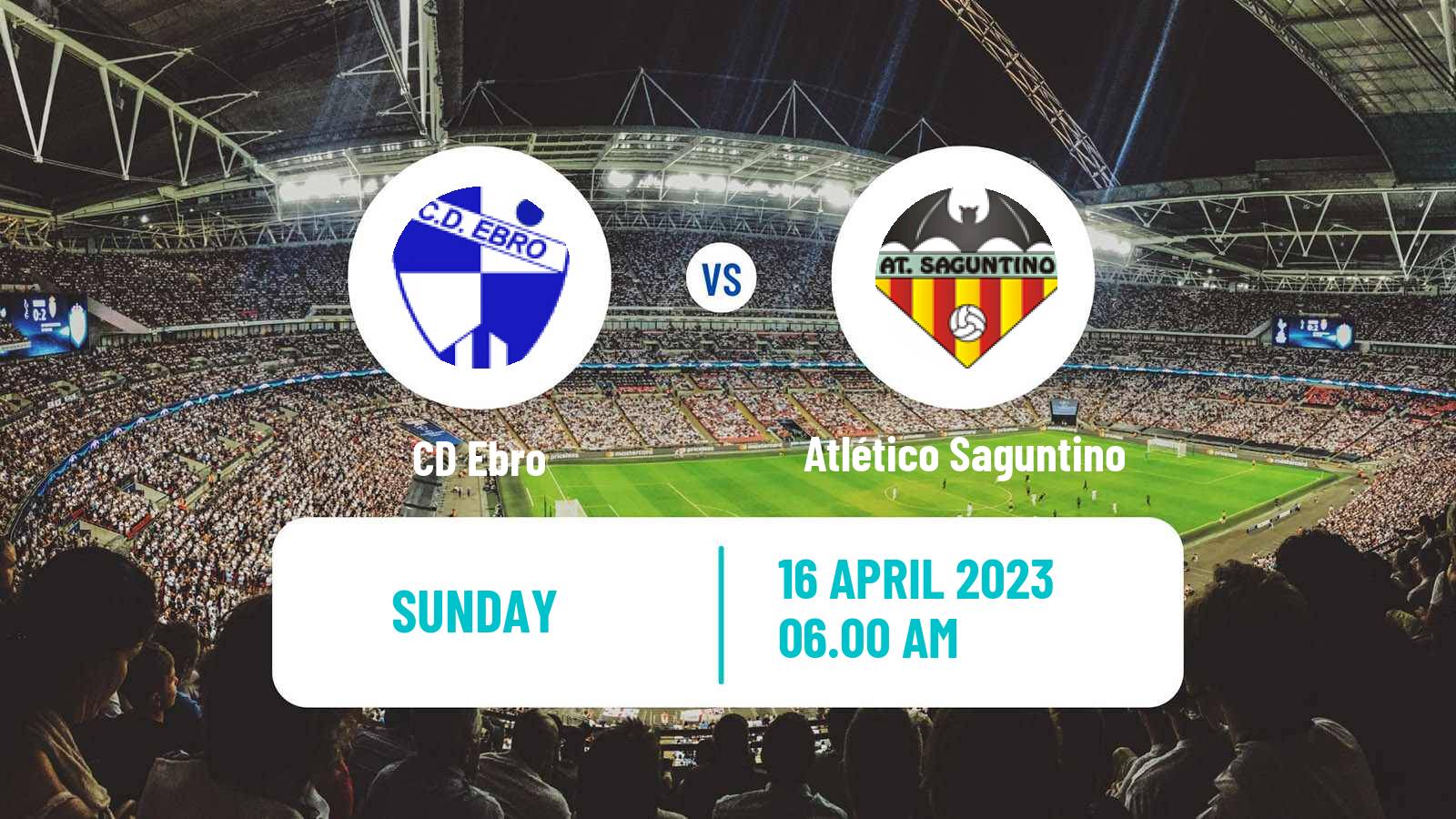 Soccer Spanish Segunda RFEF - Group 3 Ebro - Atlético Saguntino