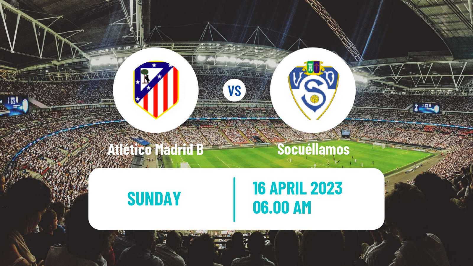 Soccer Spanish Segunda RFEF - Group 5 Atlético Madrid B - Socuéllamos