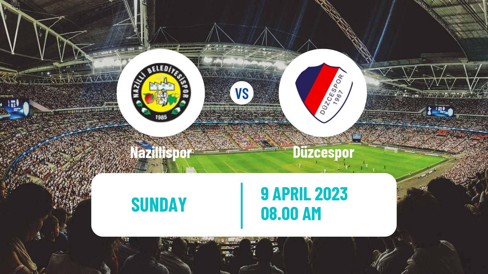 Soccer Turkish Second League White Group Nazillispor - Düzcespor