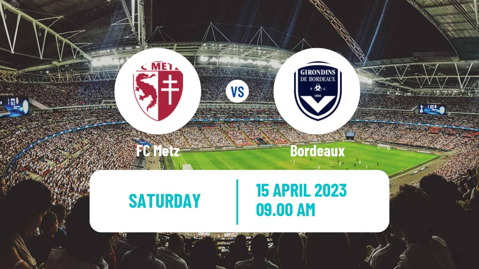 Soccer French Ligue 2 Metz - Bordeaux
