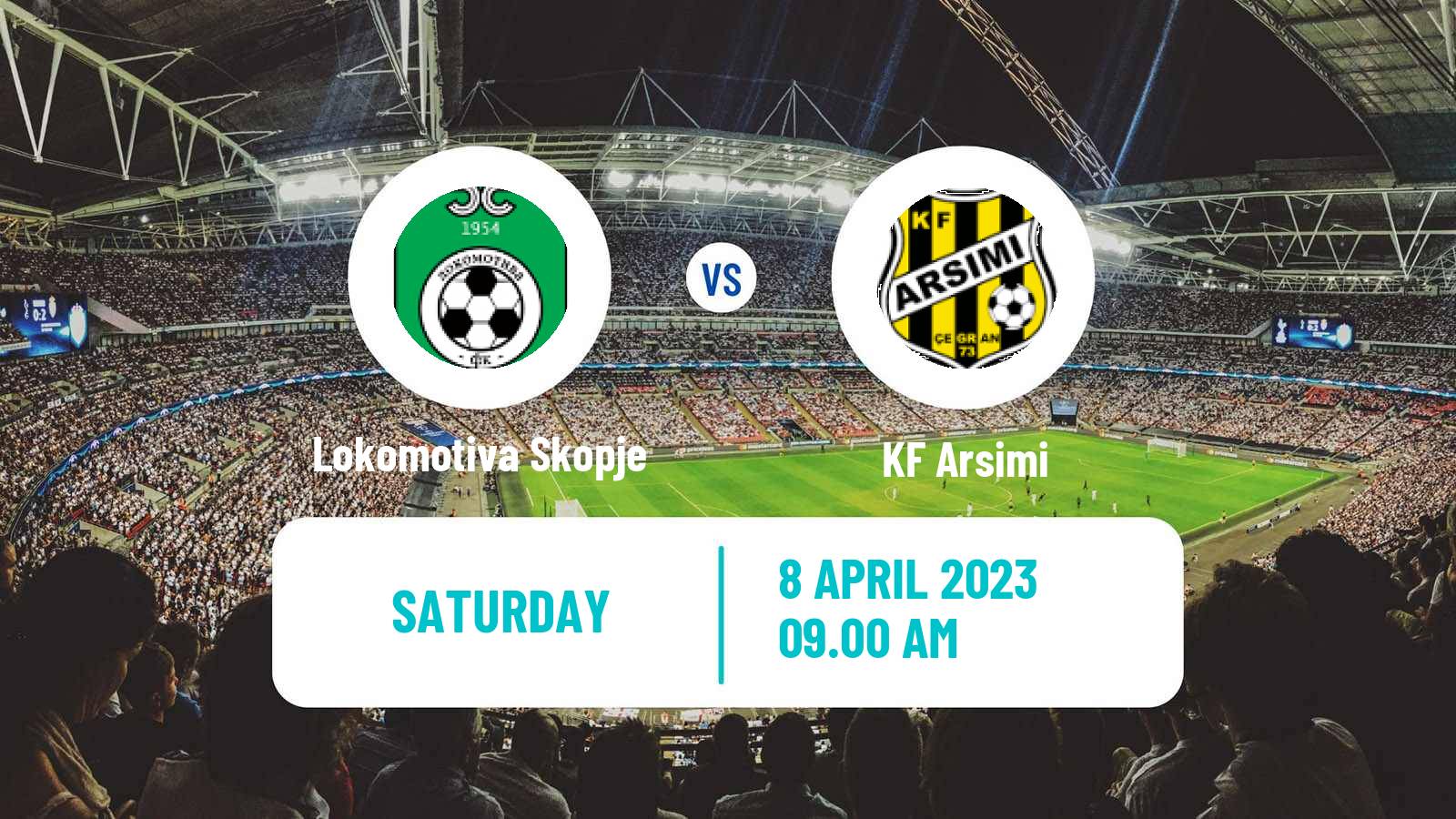Soccer North Macedonian 2 MFL Lokomotiva Skopje - Arsimi