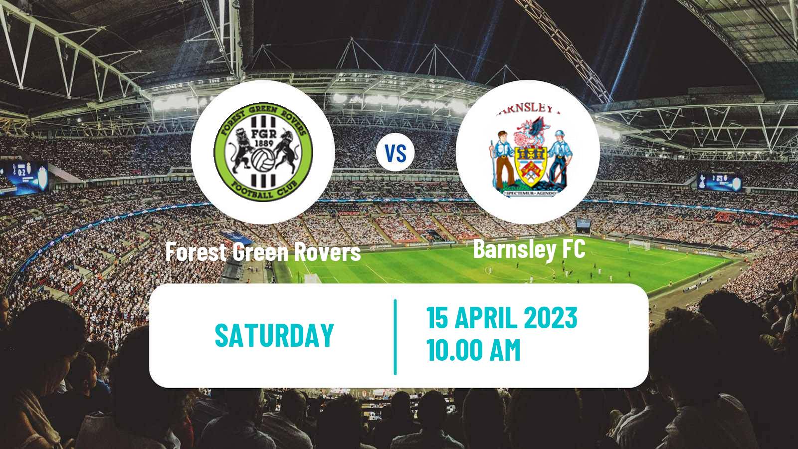Soccer English League One Forest Green Rovers - Barnsley