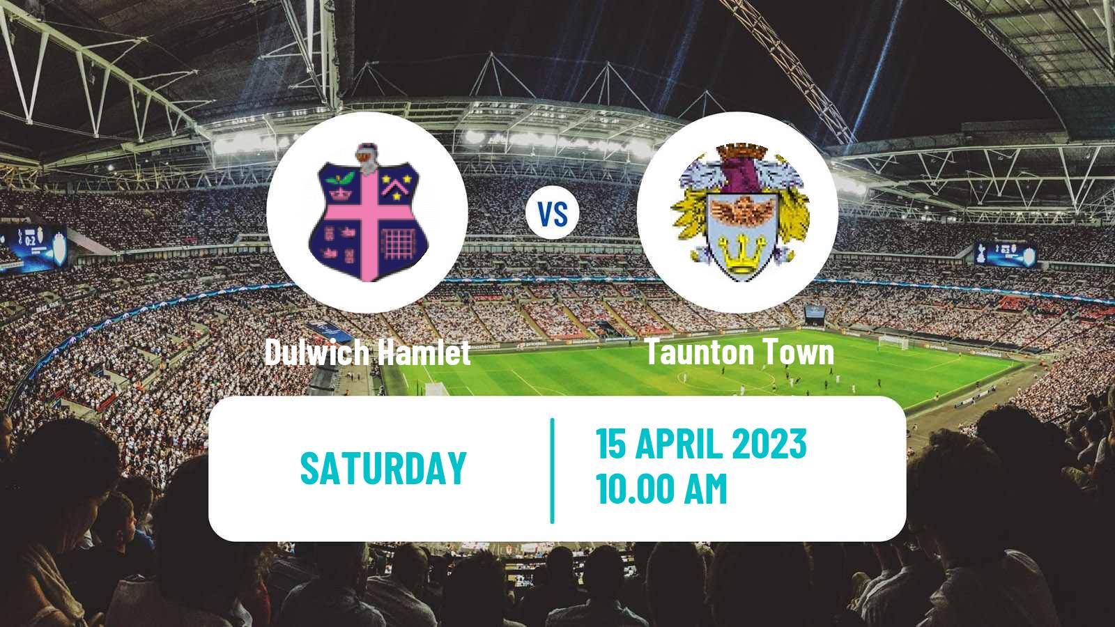 Soccer English National League South Dulwich Hamlet - Taunton Town