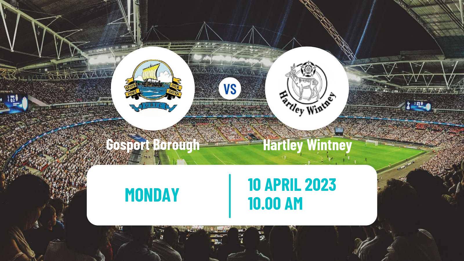Soccer English Southern League South Division Gosport Borough - Hartley Wintney