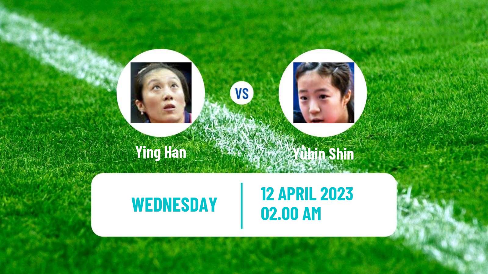 Table tennis Table Tennis Ying Han - Yubin Shin