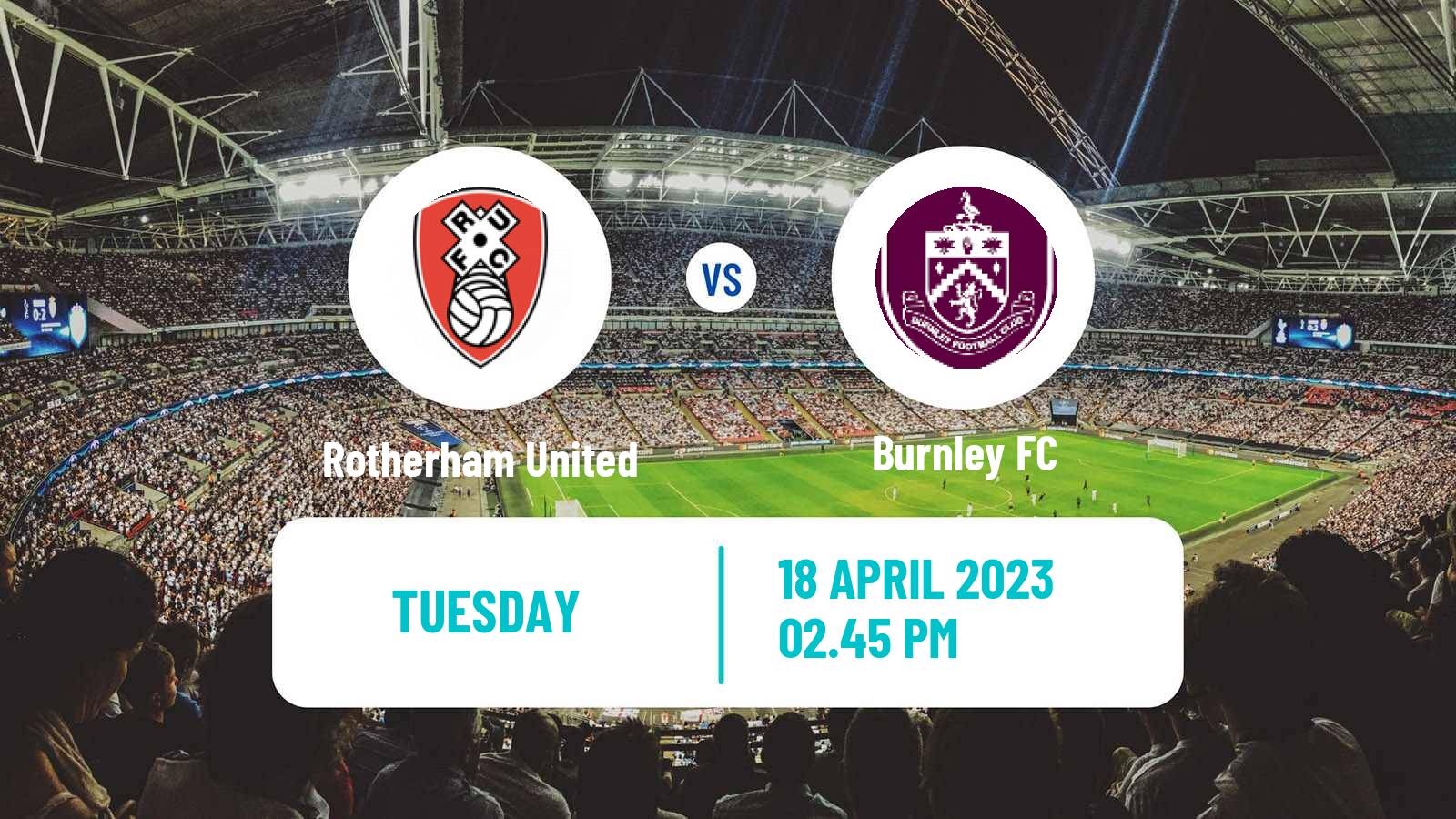 Soccer English League Championship Rotherham United - Burnley