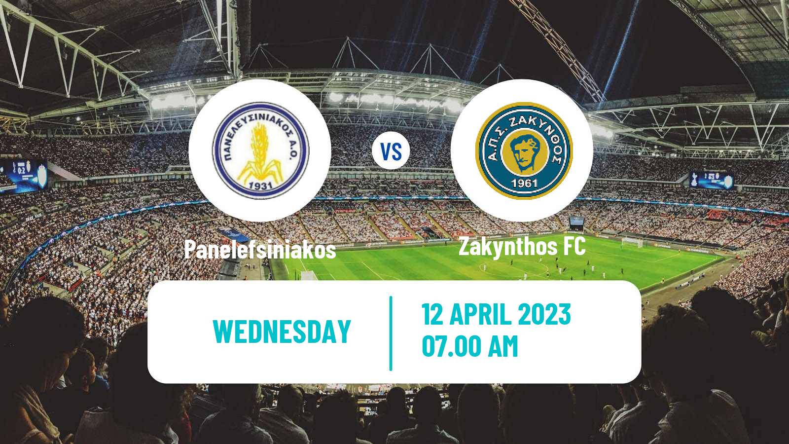 Soccer Greek Gamma Ethniki - Group 3 Panelefsiniakos - Zakynthos