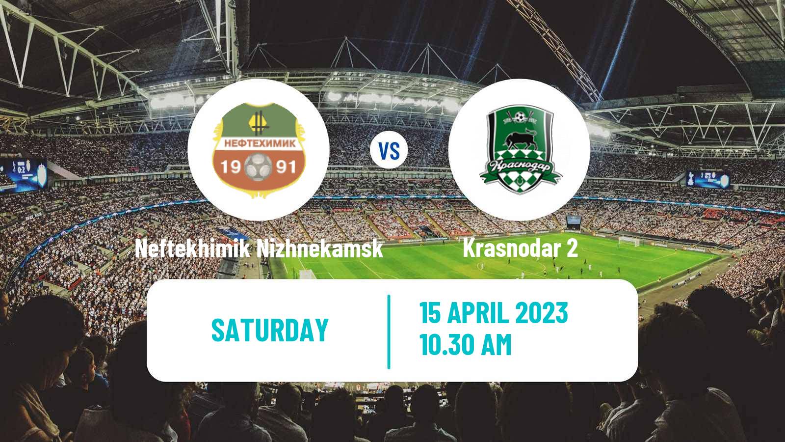 Soccer Russian FNL Neftekhimik Nizhnekamsk - Krasnodar 2