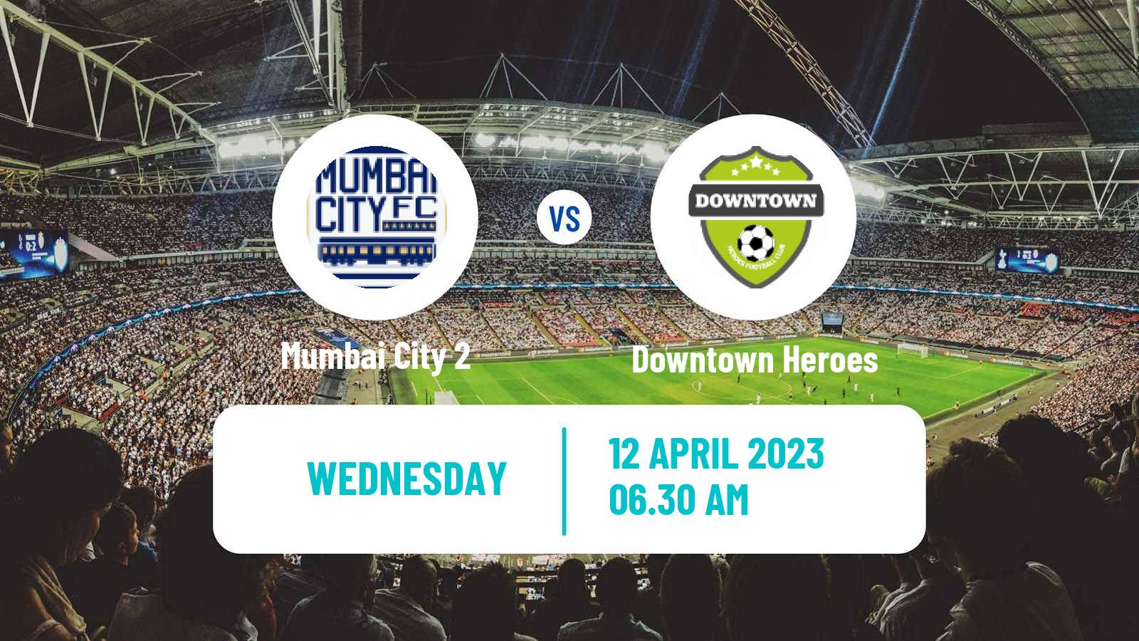 Soccer Indian I-League 2 Mumbai City 2 - Downtown Heroes