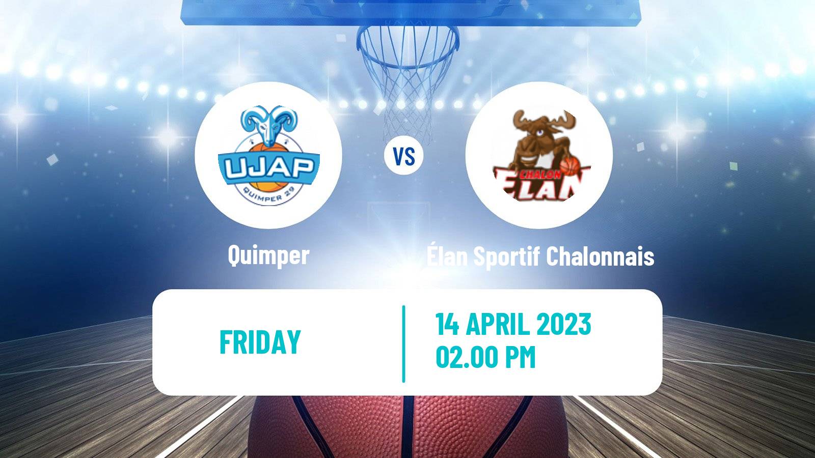 Basketball French LNB Pro B Quimper - Élan Sportif Chalonnais