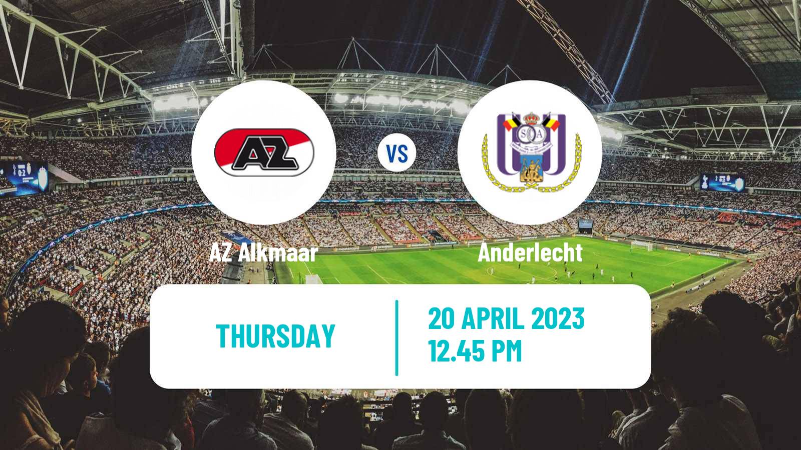Soccer UEFA Europa Conference League AZ Alkmaar - Anderlecht