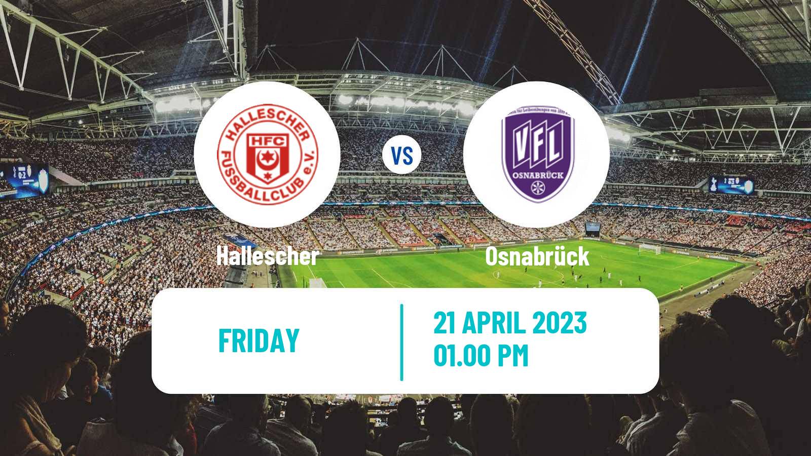 Soccer German 3 Bundesliga Hallescher - Osnabrück