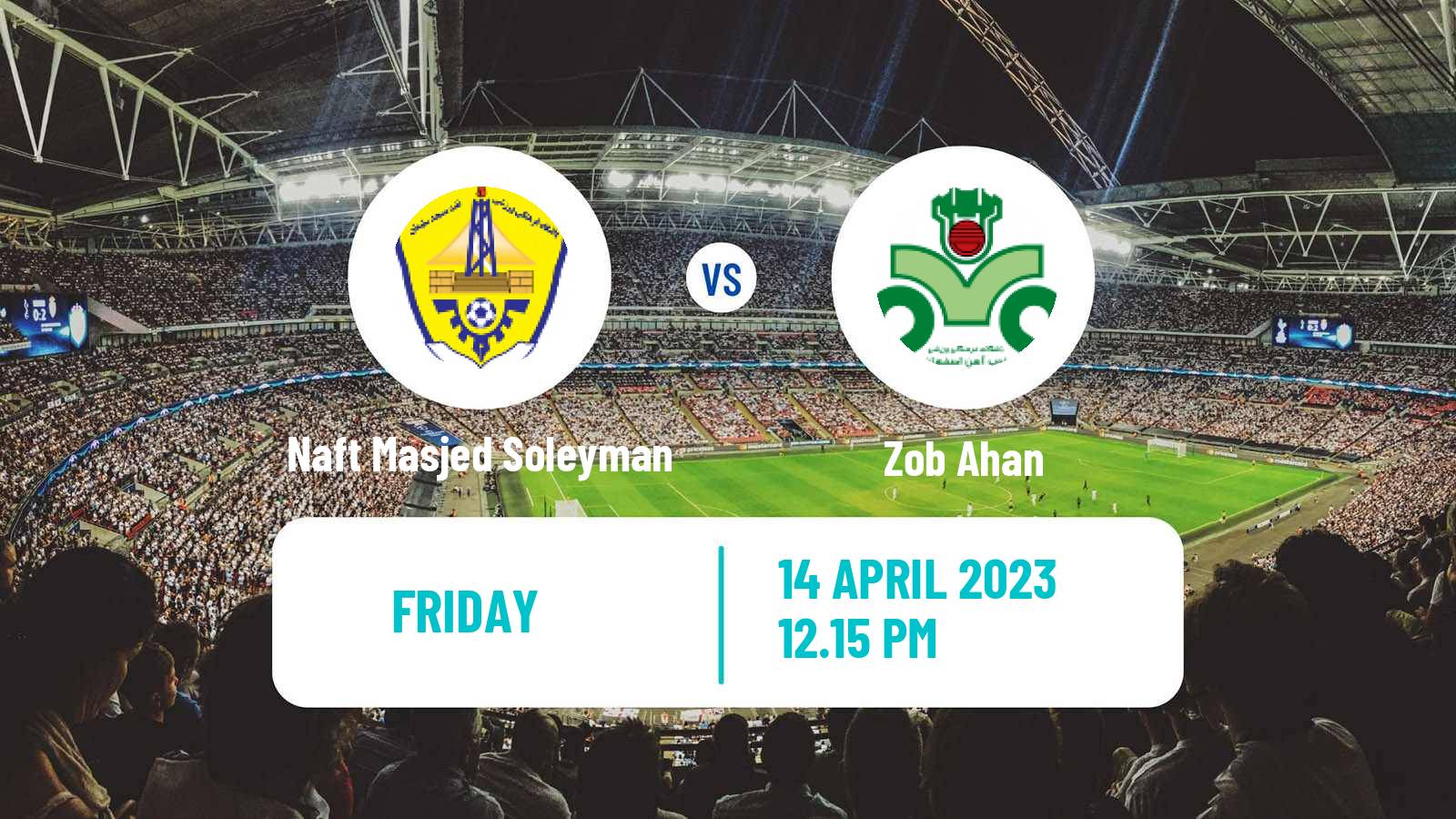 Soccer Iran Pro League Naft Masjed Soleyman - Zob Ahan