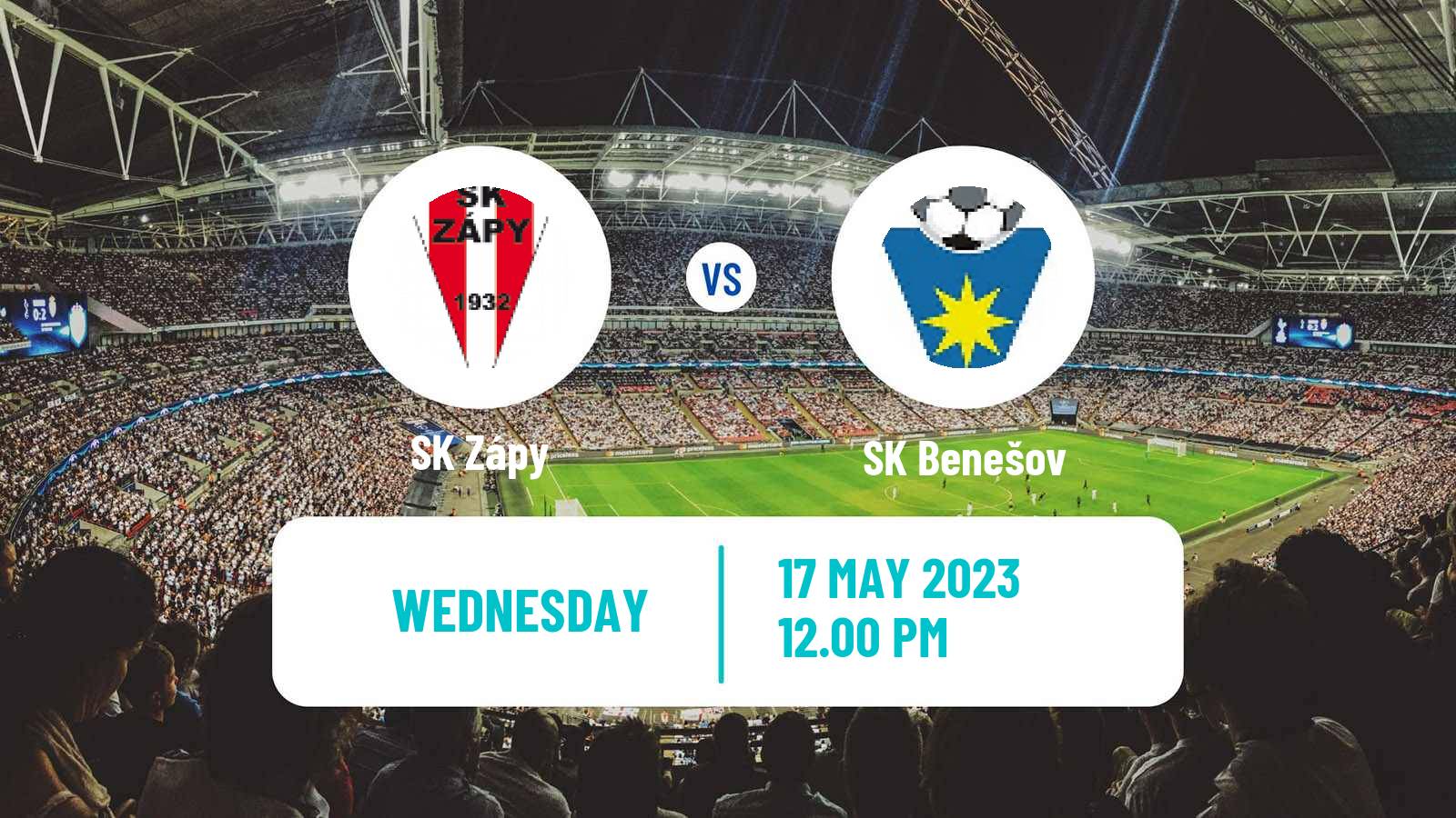 Soccer Czech CFL Group B Zápy - Benešov