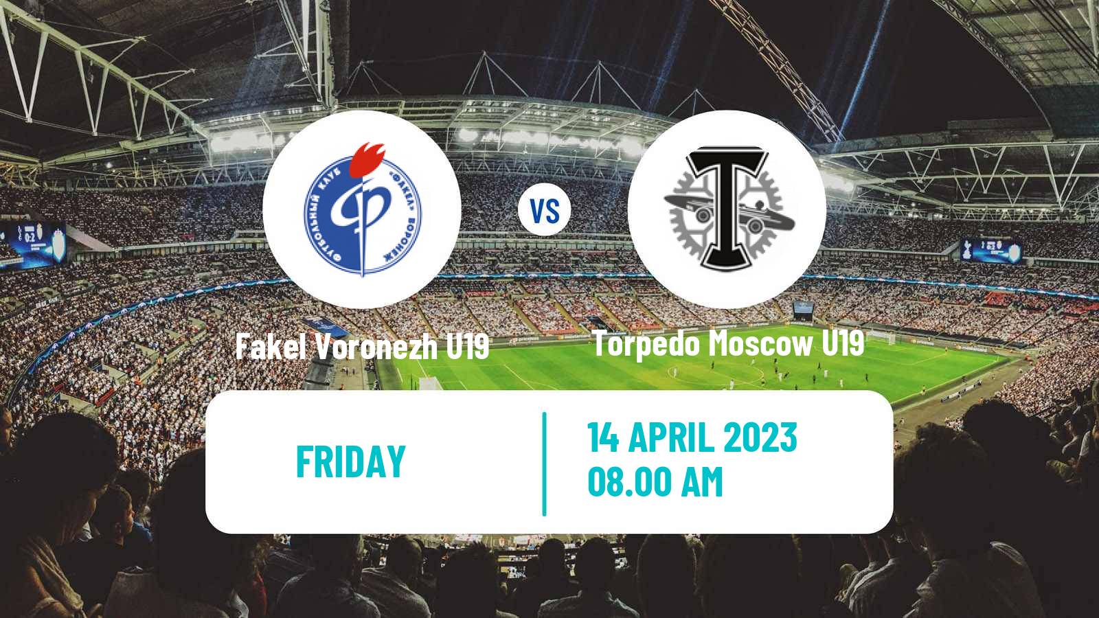 Football Russian Youth League Fakel Voronezh U19 - Torpedo Moscow U19