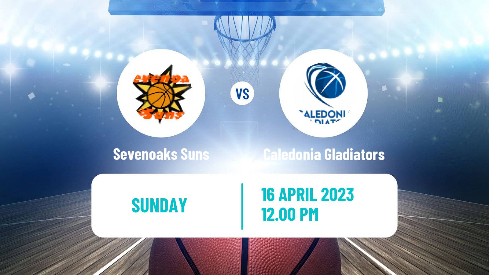 Basketball British WBBL Sevenoaks Suns - Caledonia Gladiators