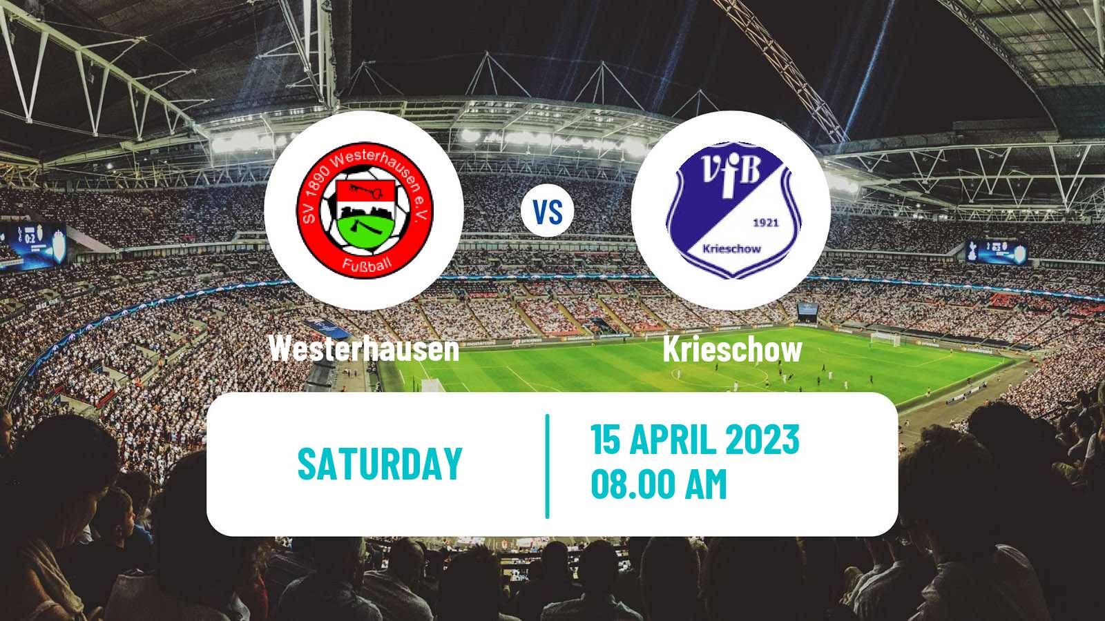 Soccer German Oberliga NOFV- Süd Westerhausen - Krieschow