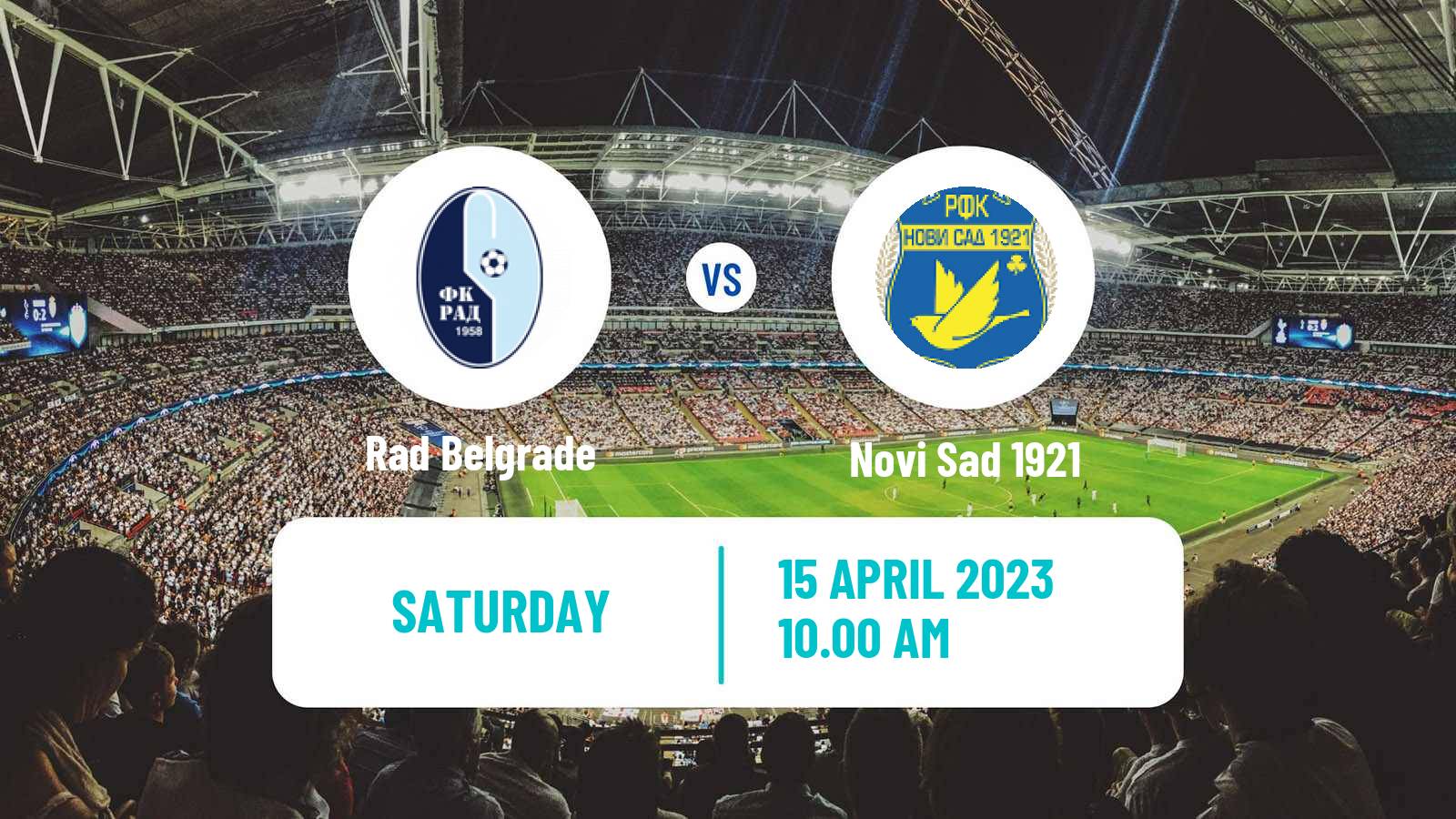 Soccer Serbian Prva Liga Rad - Novi Sad 1921