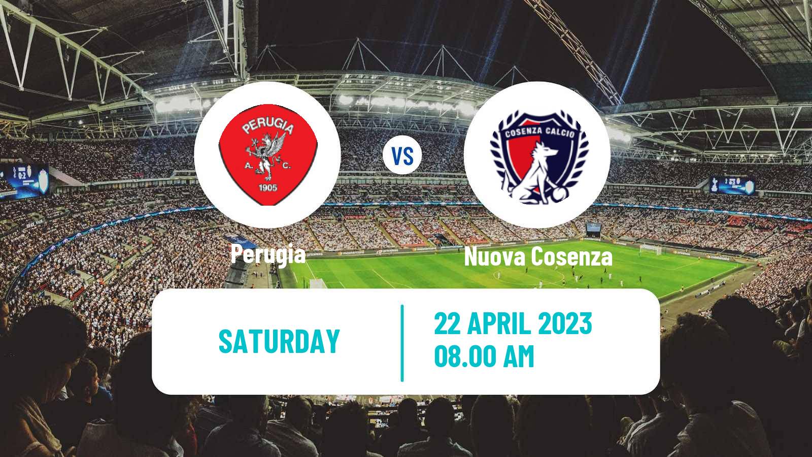 Soccer Italian Serie B Perugia - Nuova Cosenza