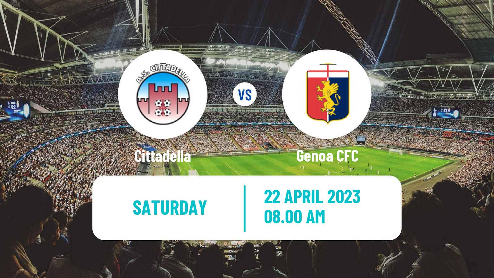 Soccer Italian Serie B Cittadella - Genoa