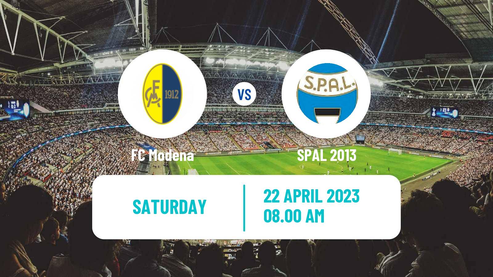 Soccer Italian Serie B Modena - SPAL