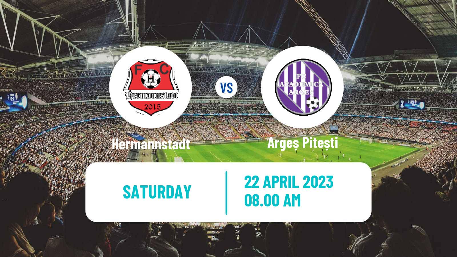 Soccer Romanian Liga 1 Hermannstadt - Argeș Pitești