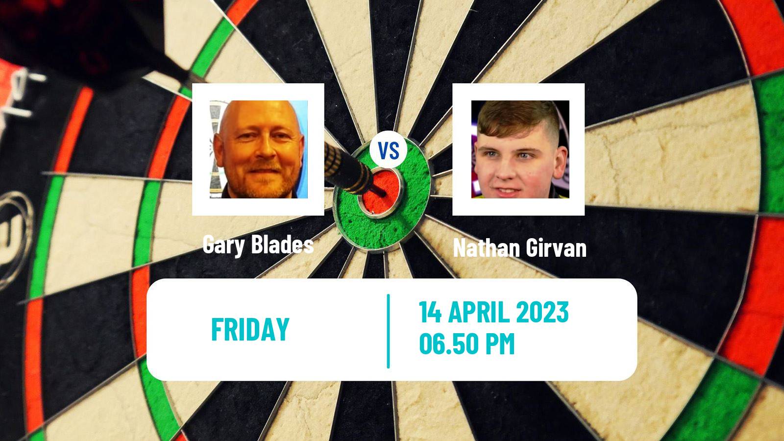Darts Darts Gary Blades - Nathan Girvan