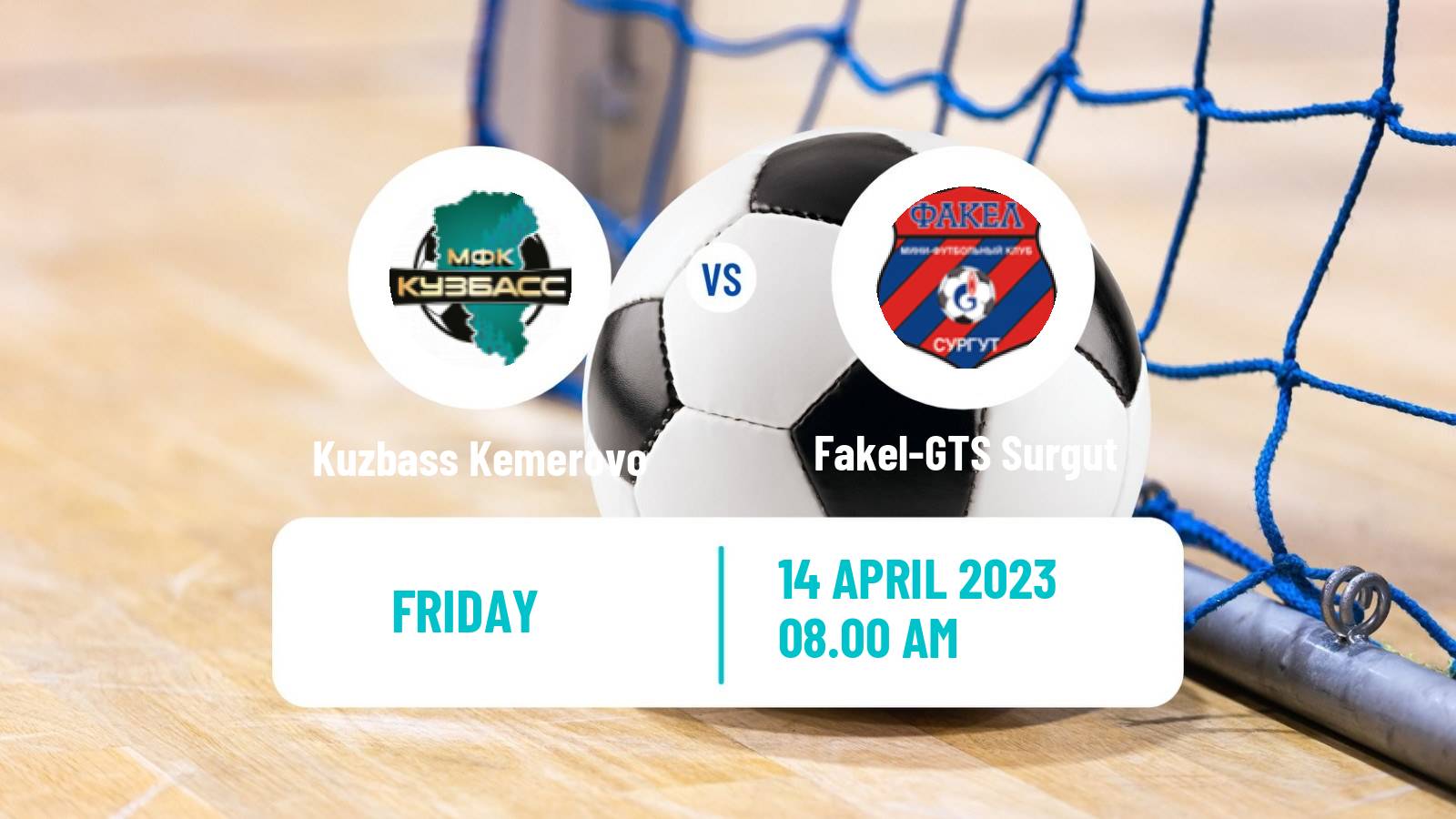 Futsal Russian Second Division Futsal Kuzbass Kemerovo - Fakel-GTS Surgut