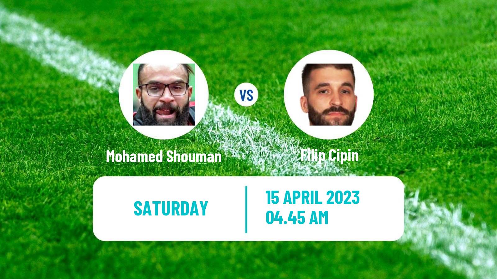 Table tennis Table Tennis Mohamed Shouman - Filip Cipin
