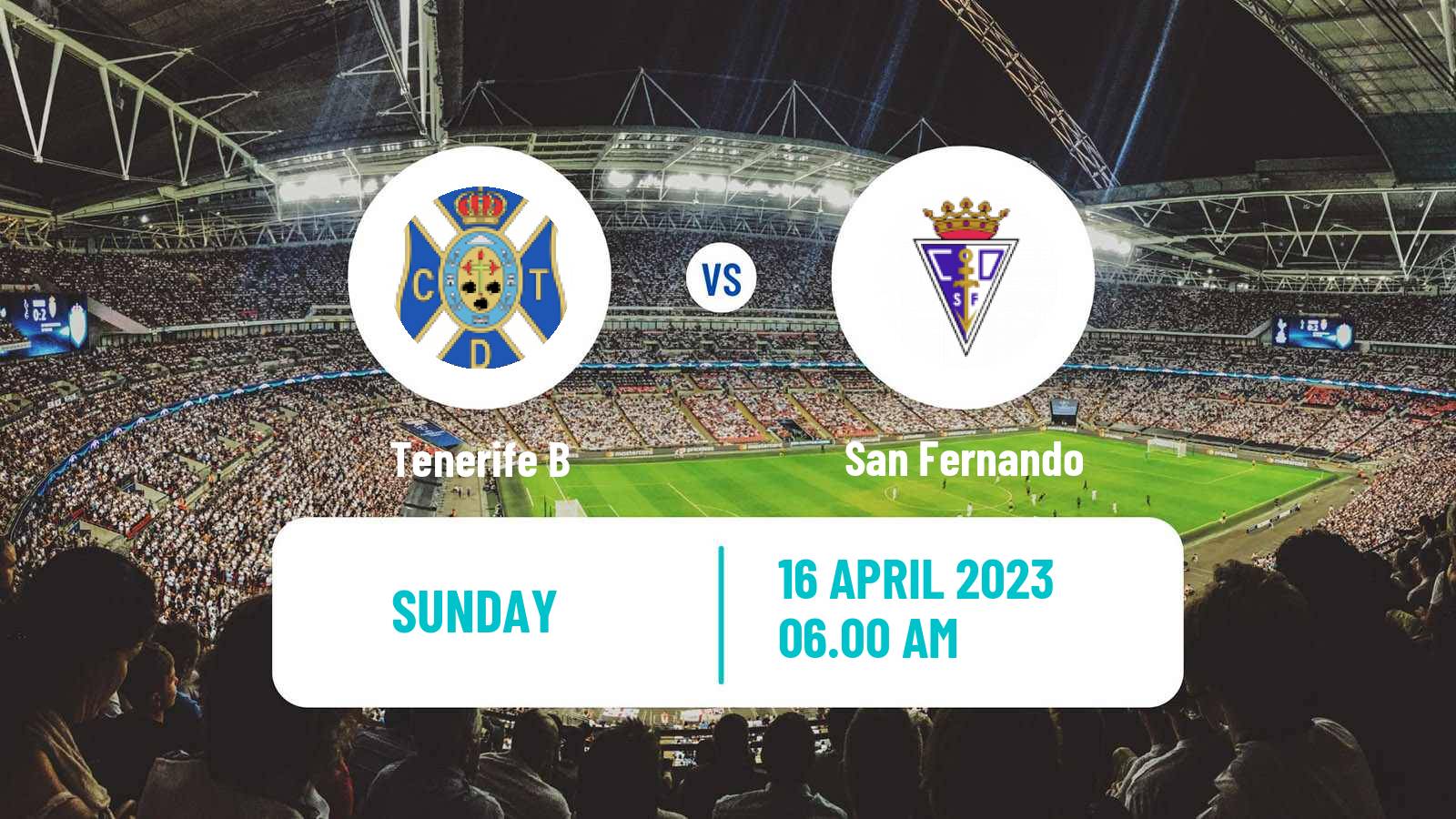 Soccer Spanish Tercera RFEF - Group 12 Tenerife B - San Fernando