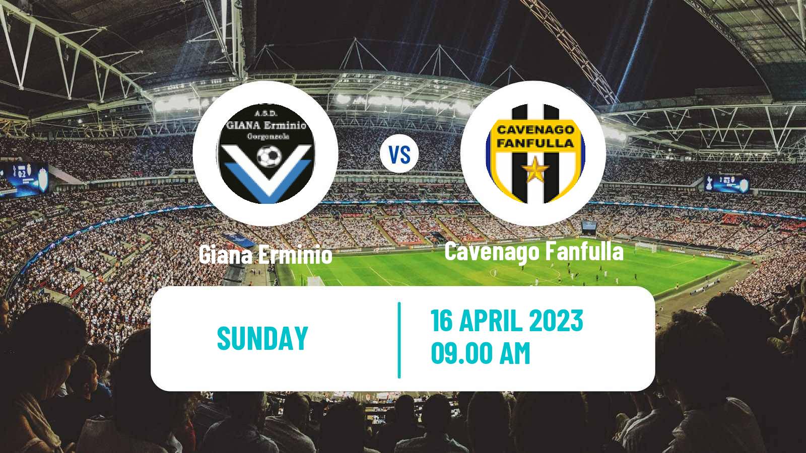 Soccer Italian Serie D - Group D Giana Erminio - Cavenago Fanfulla