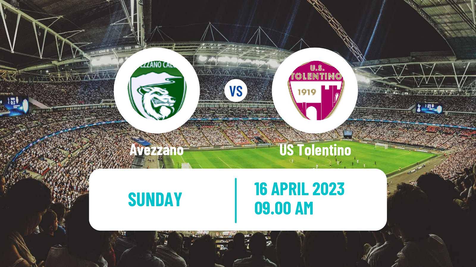 Soccer Italian Serie D - Group F Avezzano - Tolentino