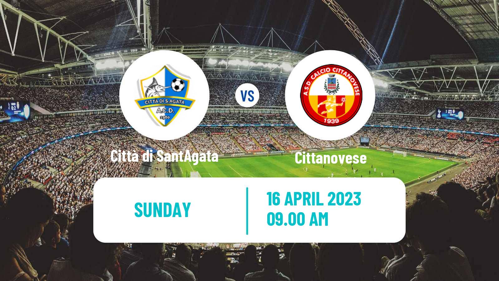 Soccer Italian Serie D - Group I Città di SantAgata - Cittanovese