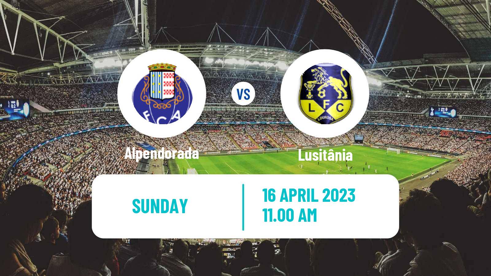 Soccer Campeonato de Portugal Alpendorada - Lusitânia