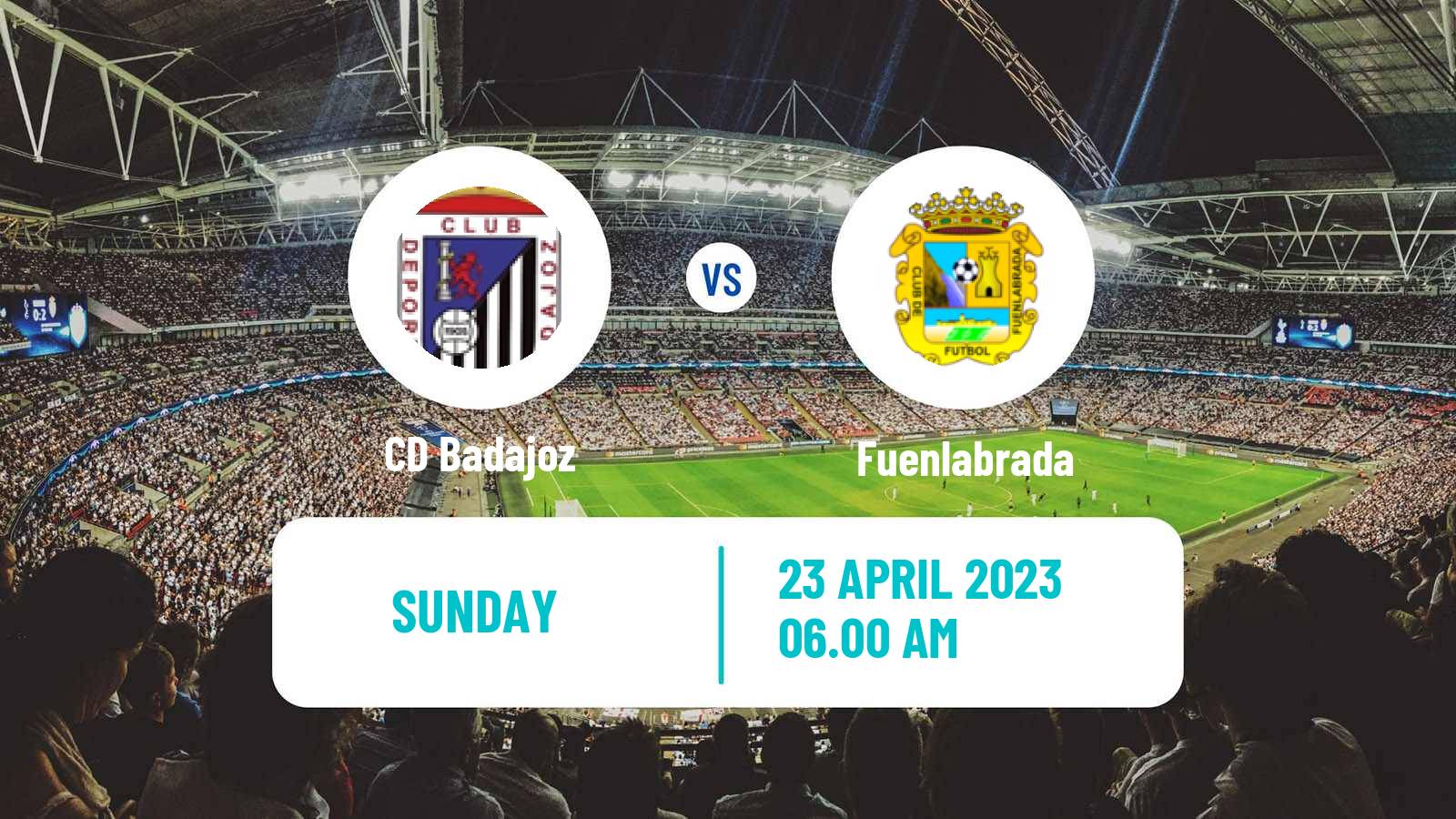 Soccer Spanish Primera RFEF Group 1 Badajoz - Fuenlabrada