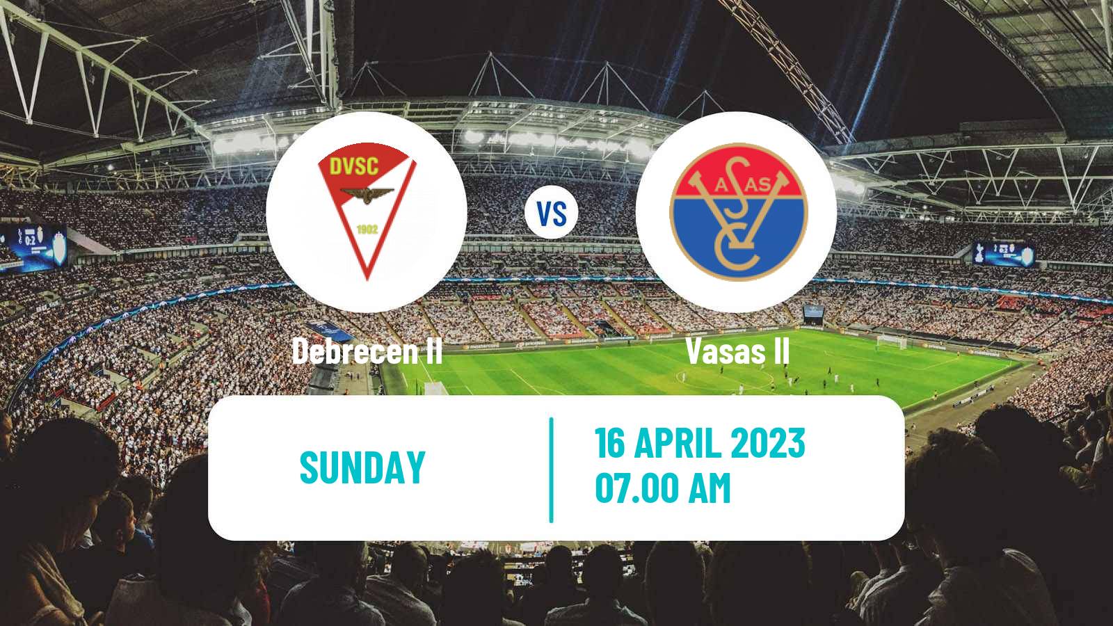 Soccer Hungarian NB III East Debrecen II - Vasas II