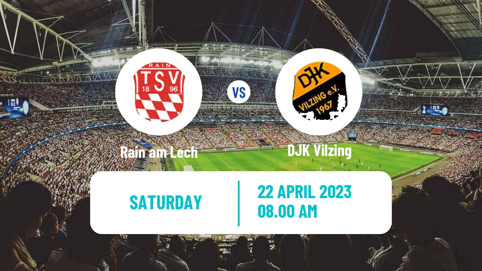 Soccer German Regionalliga Bayern Rain am Lech - Vilzing