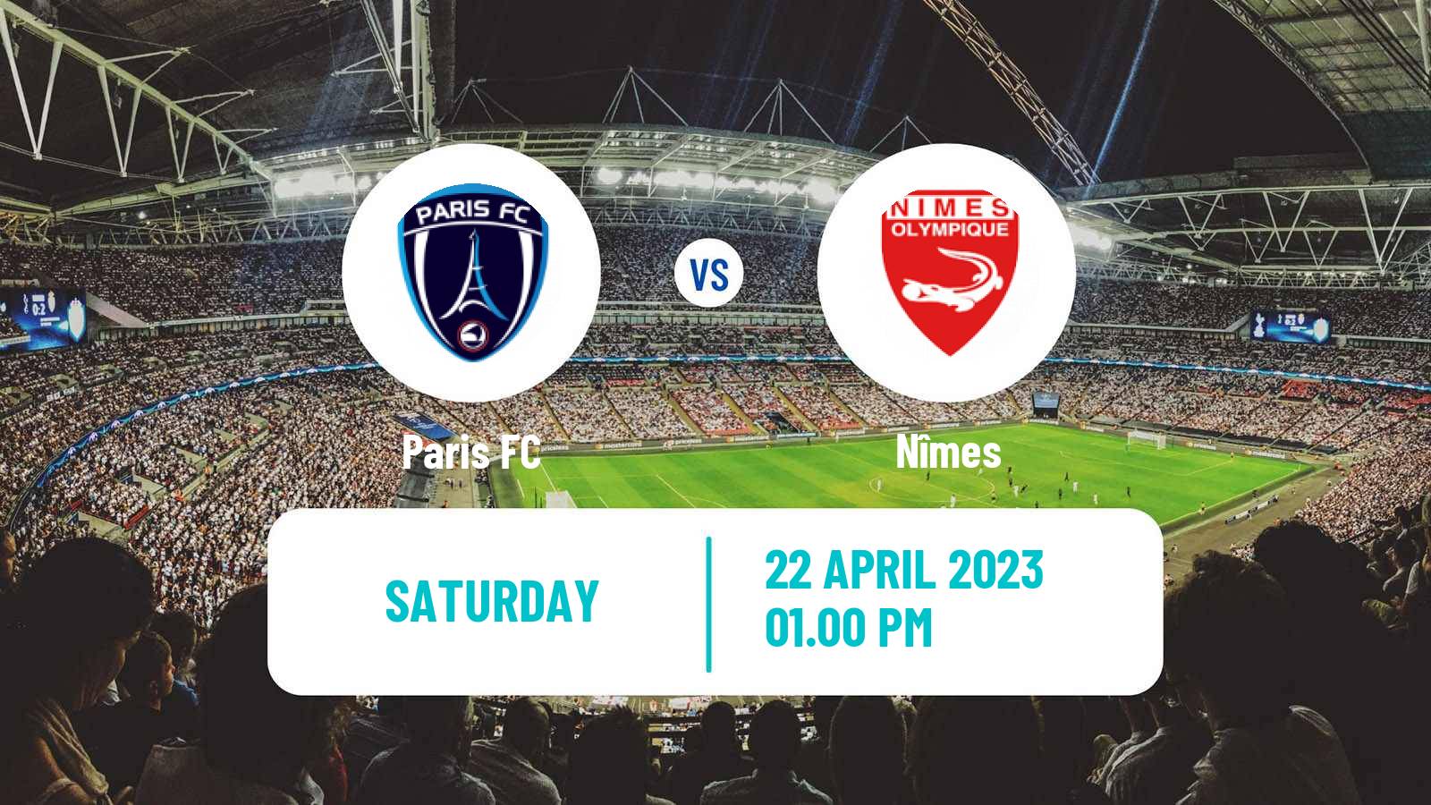 Soccer French Ligue 2 Paris FC - Nîmes