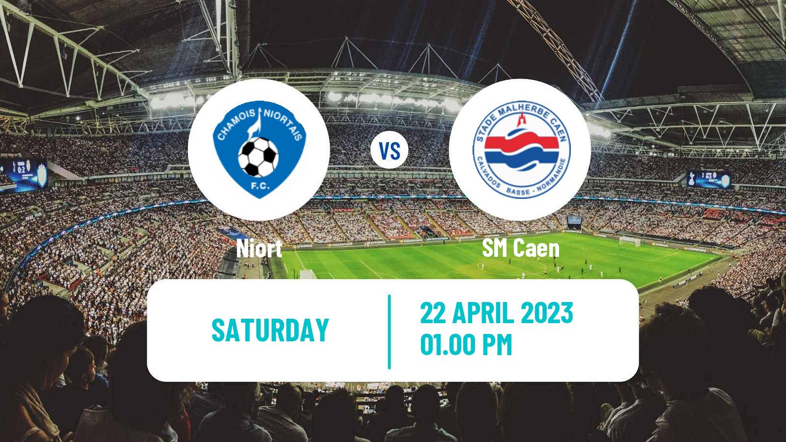 Soccer French Ligue 2 Niort - Caen