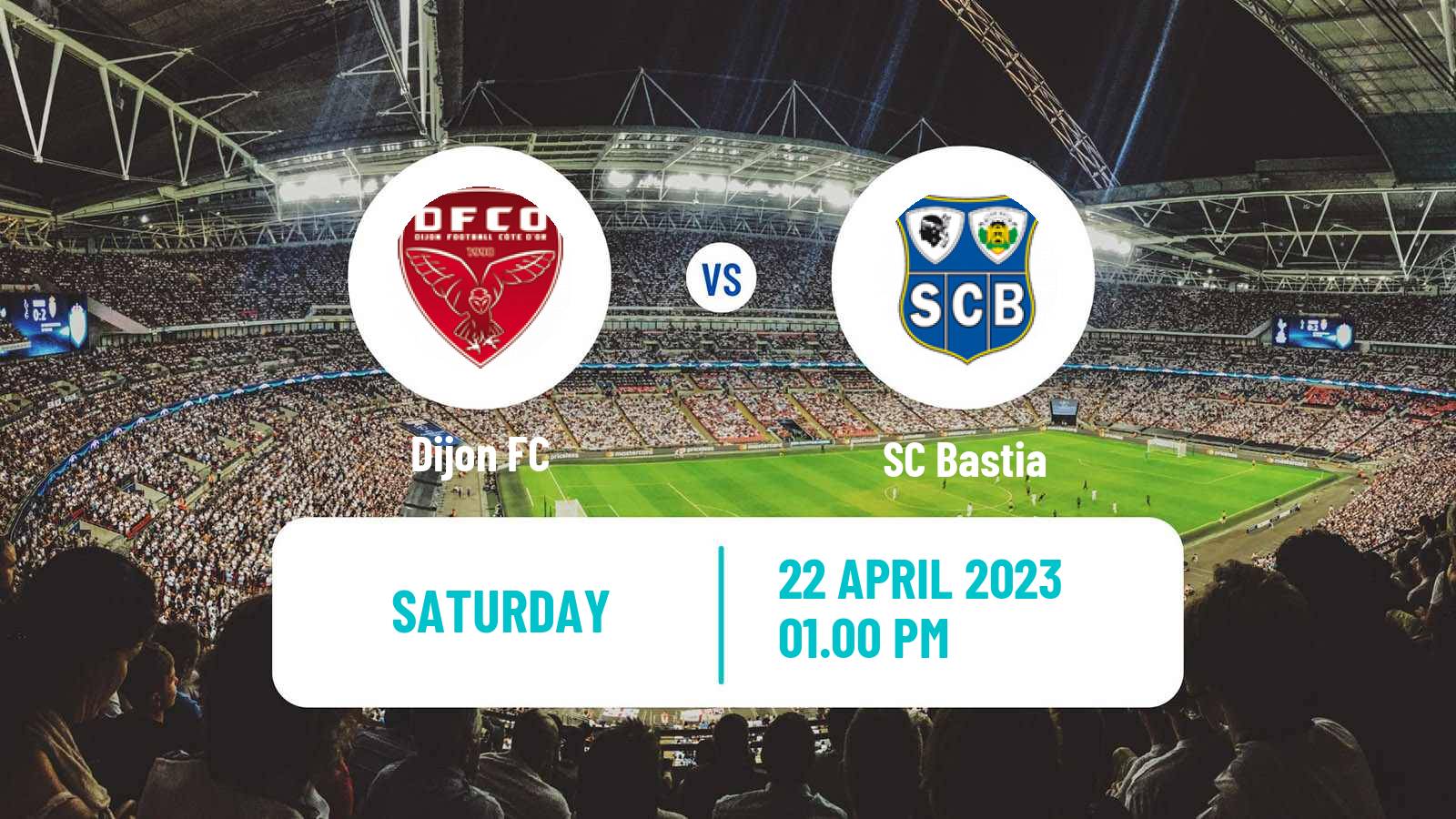 Soccer French Ligue 2 Dijon - Bastia