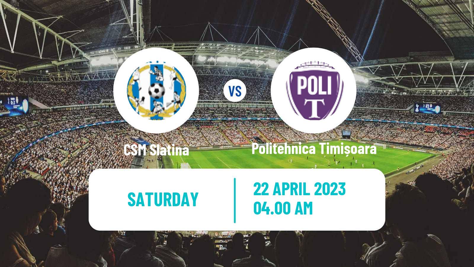 Soccer Romanian Division 2 CSM Slatina - Politehnica Timișoara