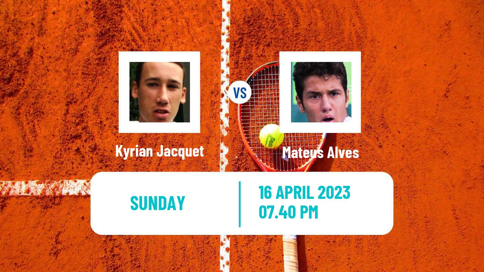 Tennis ATP Challenger Kyrian Jacquet - Mateus Alves