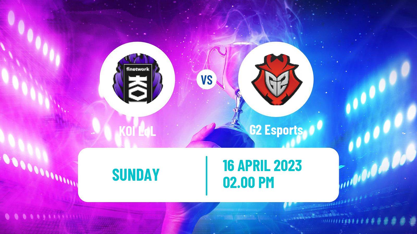 Esports eSports KOI - G2 Esports