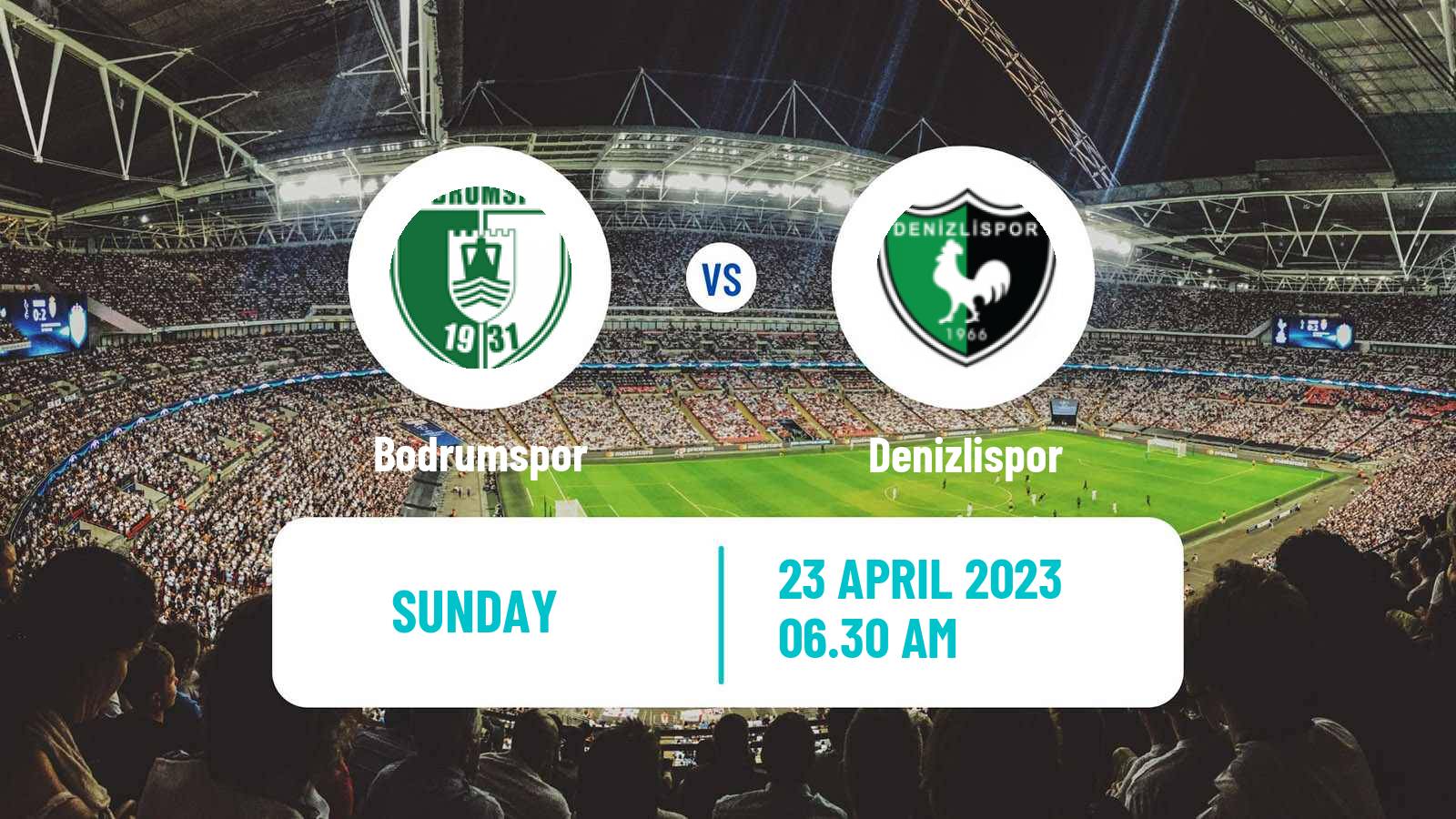 Soccer Turkish First League Bodrumspor - Denizlispor