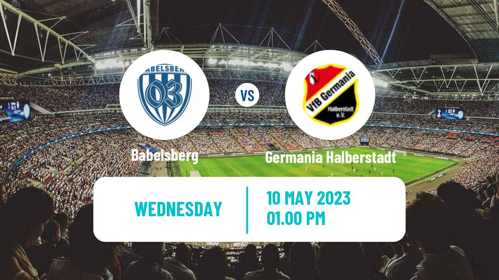 Soccer German Regionalliga Nordost Babelsberg - Germania Halberstadt